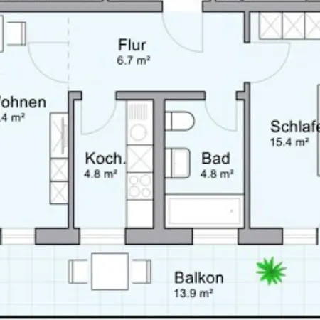 Apartment Schoner Im Schiffehaus Schillig